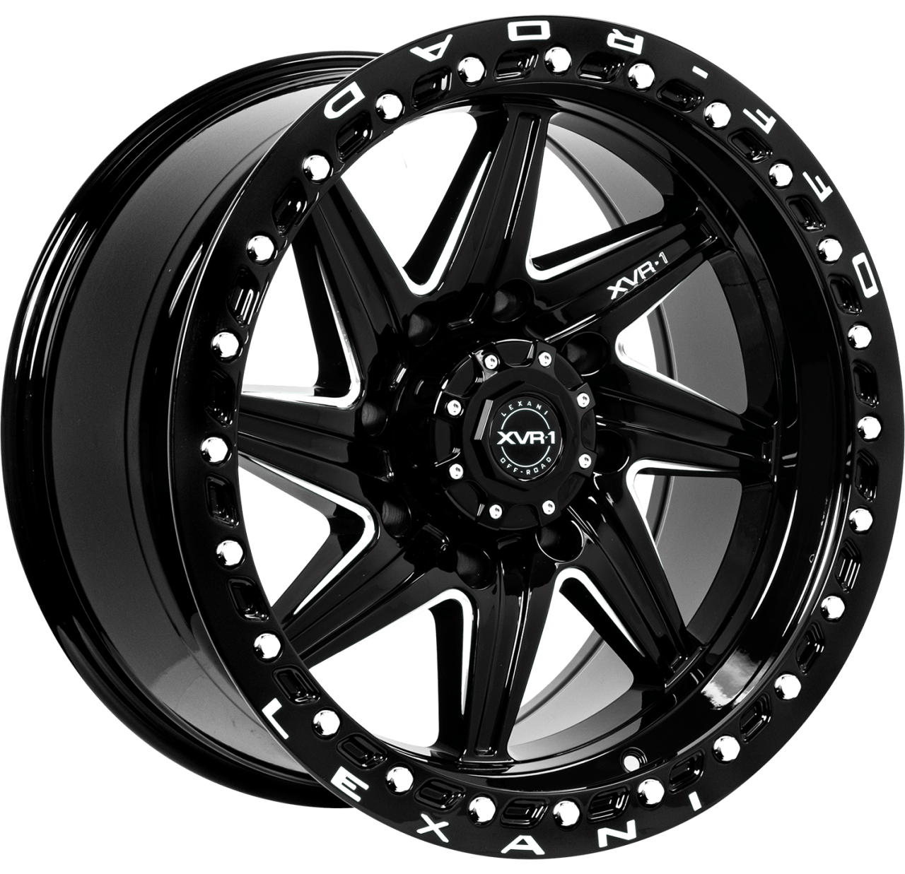 XVR1 Offroad KARMA-8 BG wheel with KARMA-8 BG finish